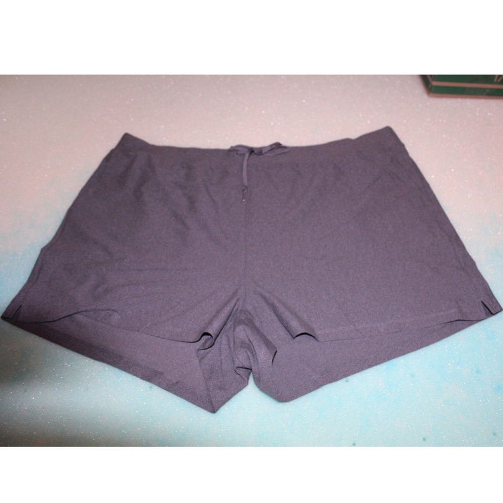 Old Navy Active Powersoft‎ High-Rise Go-Dry Shorts Gray 3X Plus Size Athletic